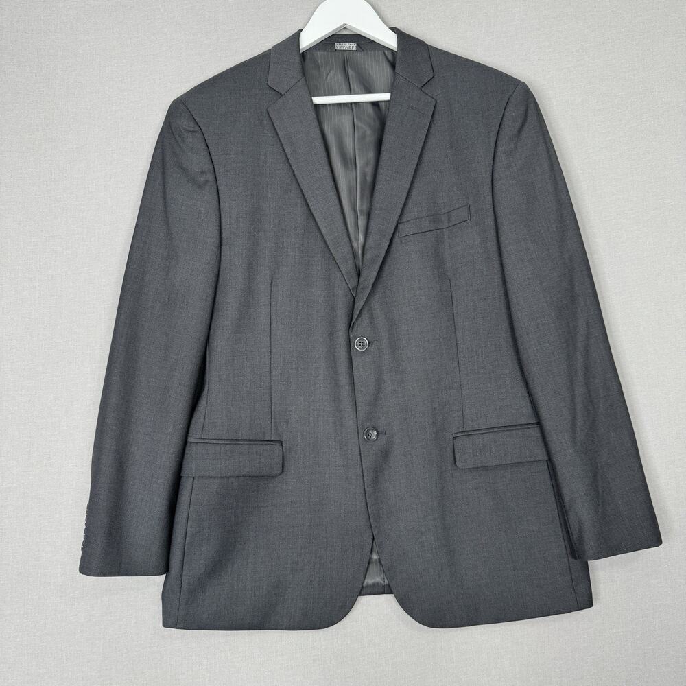 Caravelli Mens Blazer 42R Gray Harry 2b Slim Fit Sport Coat Suit‎ Jacket Formal